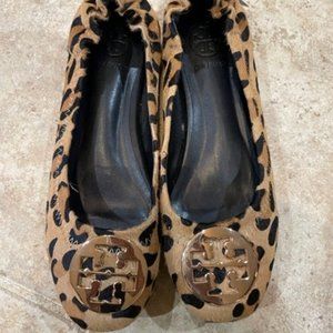 Tory Burch Ponyhair Animal Print Ballet Flats size 8